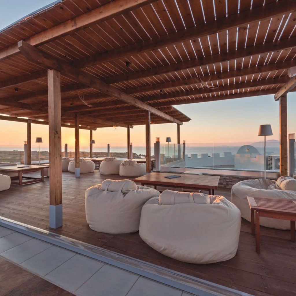 Kouros Palace - Lounge auf der Dachterasse