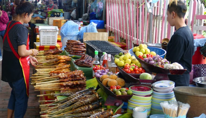 Essen auf Reisen - Streefood in Laos