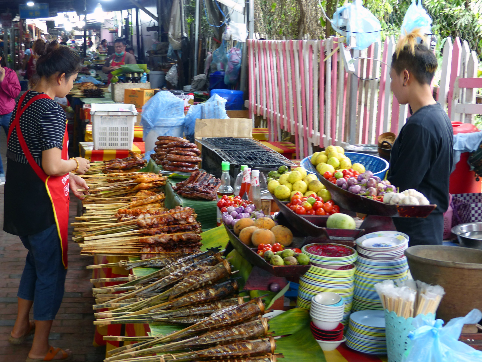 Essen auf Reisen - Streefood in Laos
