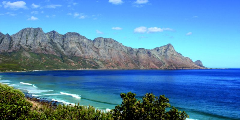False Bay, Kapregion, Meer, Berge, Küste